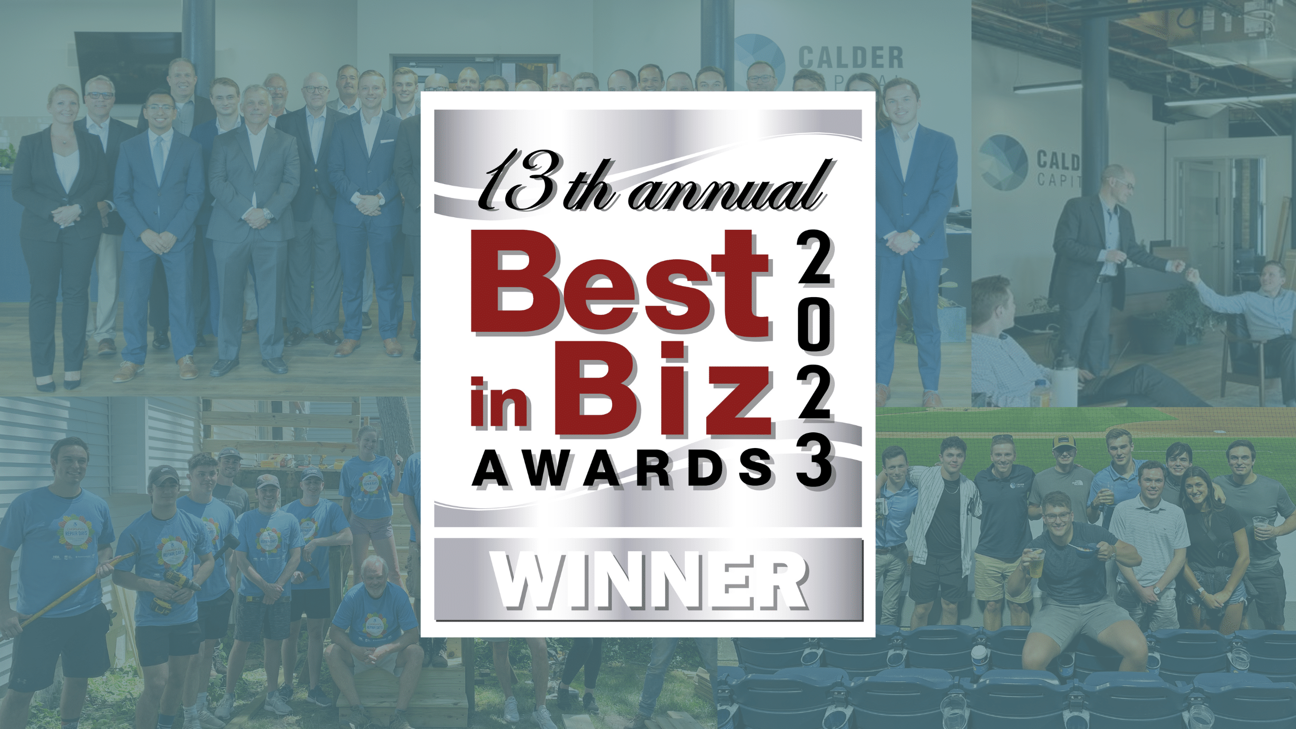 Calder Capital Wins Silver in Sales Department of the Year in the 13th Annual Best in Biz Awards