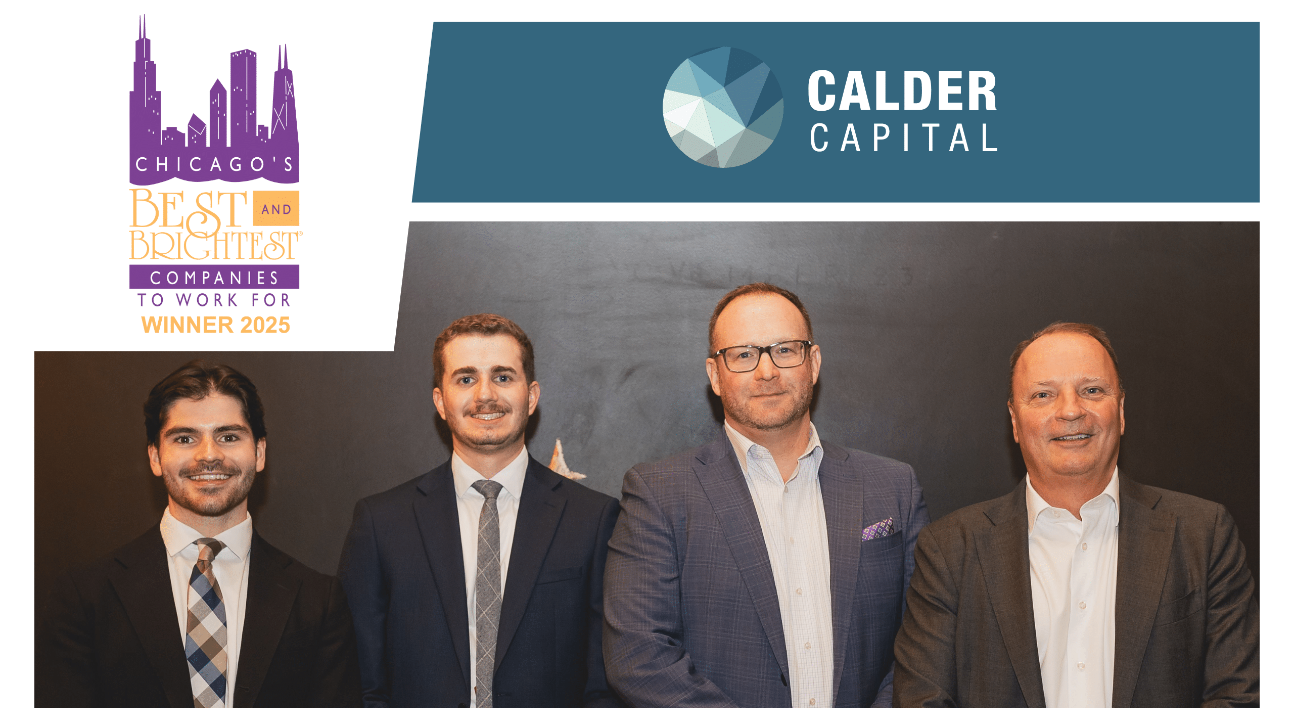 Calder Capital Recognized as a Best and Brightest Company to Work For in Chicago